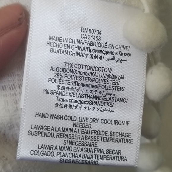 BCBGeneration Boho Hippie Soft Girl pompom tank large NWT - Picture 5 of 6